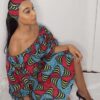 I.A.R Purple,blue matching top, skirt and headwrap one size - Image 3