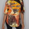 I.A.R yellow forest top and head scarf size 8-10